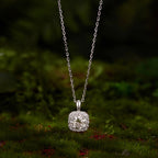 Vintage Halo Pendant Necklace