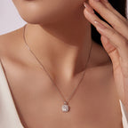 Vintage Halo Pendant Necklace