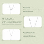 Sliding Four-Leaf Clover Lariat Necklace|BAMOER