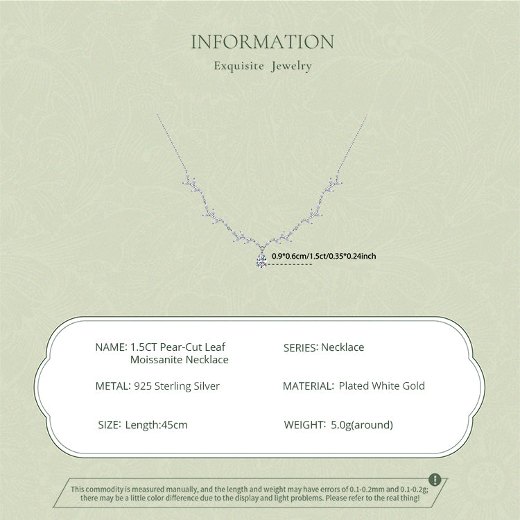 Aurora Vine Pear Necklace