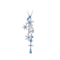 Aurora Blue Garden Necklace - Bamoer jewelry official store