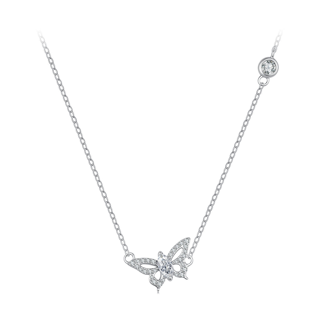 Butterfly Moissanite Necklace