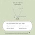 Butterfly Moissanite Necklace