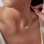 Butterfly Moissanite Necklace