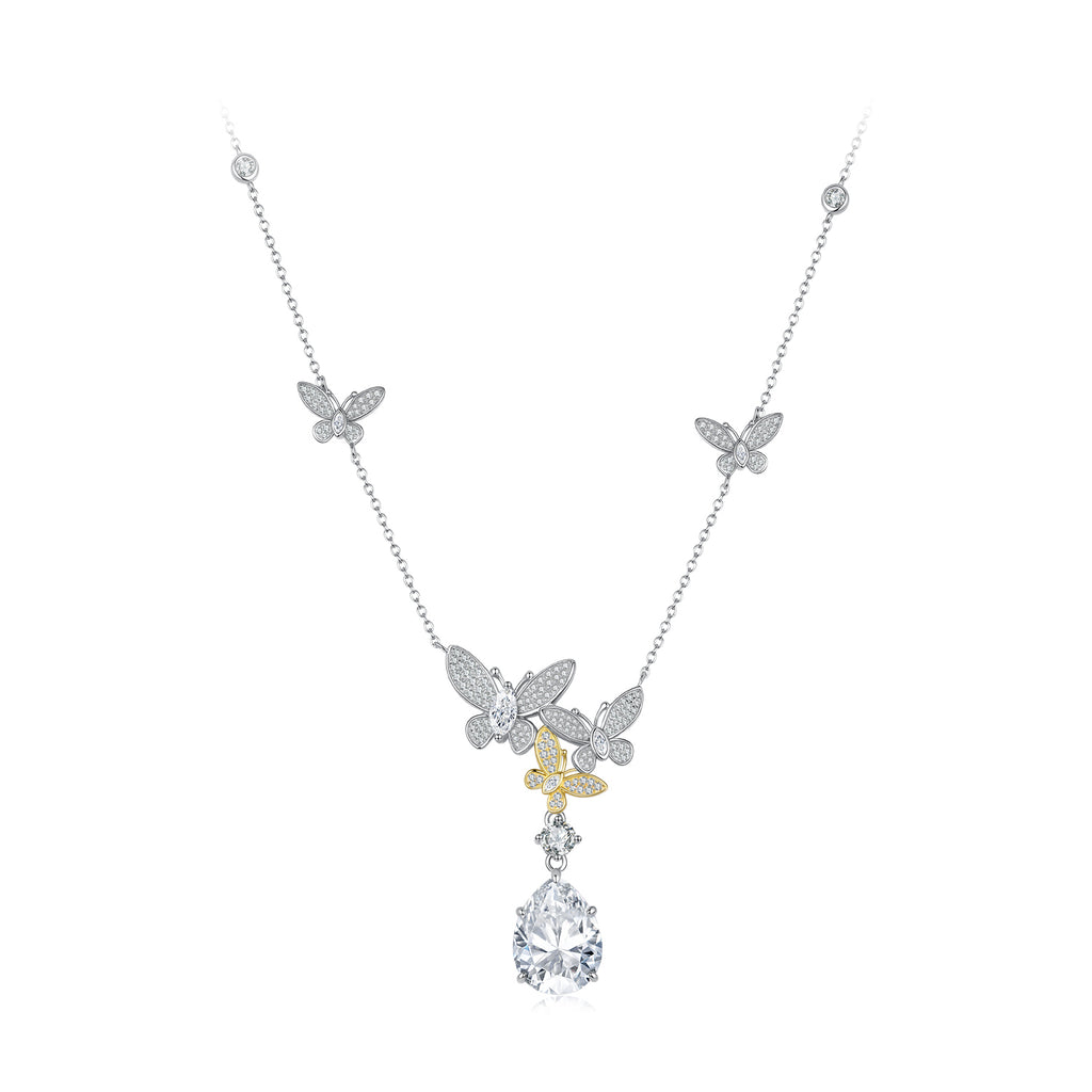 Butterfly Moissanite Necklace