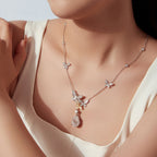 Butterfly Moissanite Necklace