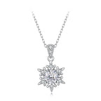 Snowflake Moissanite Necklace