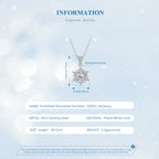 Snowflake Moissanite Necklace