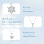 Snowflake Moissanite Necklace