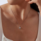 Snowflake Moissanite Necklace