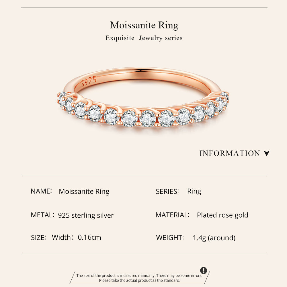 Curved Pavé Half Band