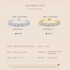 Half Eternity Pave Band