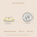 Half Eternity Pave Band