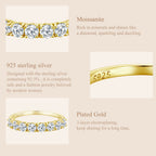 Half Eternity Pave Band
