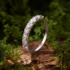 Half Eternity Pave Band