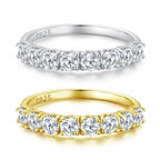 Half Eternity Pave Band