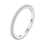 Dainty Pavé Stacking Band