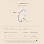 Dainty Pavé Stacking Band