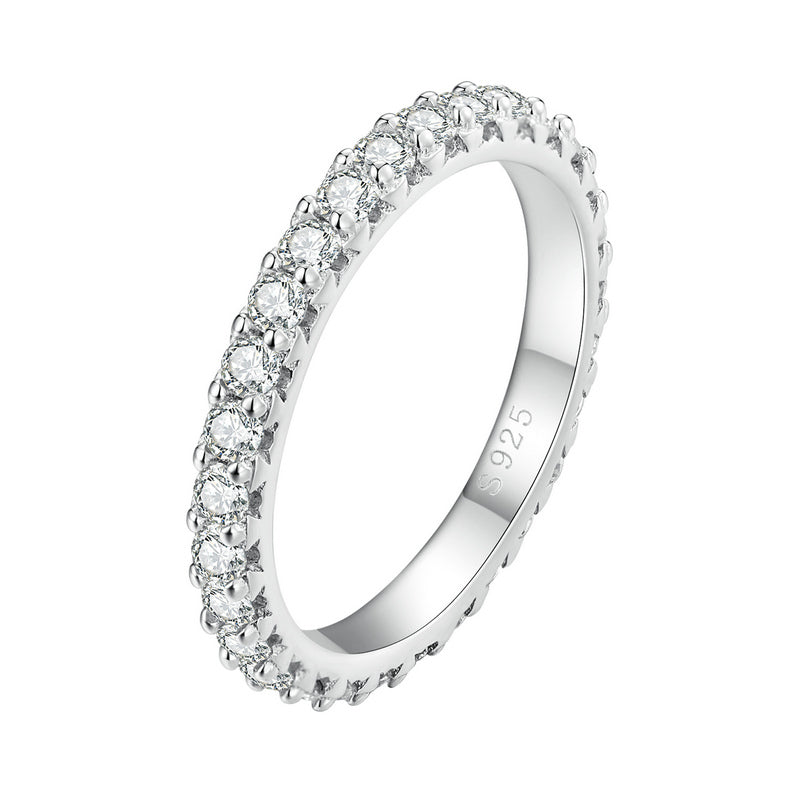 French Pavé Eternity Band