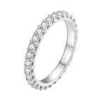 French Pavé Eternity Band