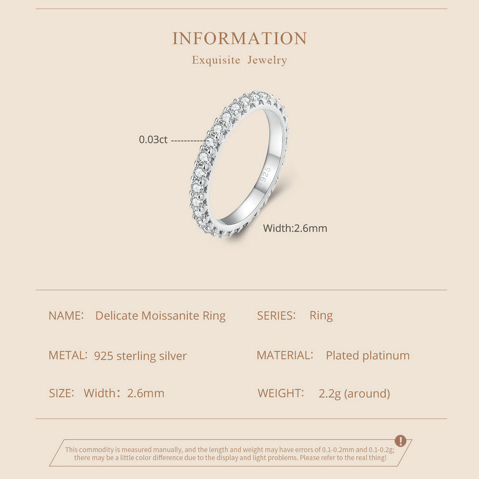 French Pavé Eternity Band
