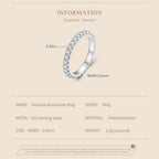 French Pavé Eternity Band