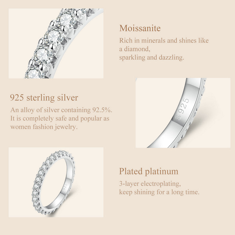 French Pavé Eternity Band