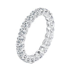 Shared-Prong Eternity Band