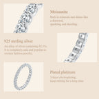 Full Eternity Moissanite Ring