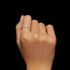 Full Eternity Moissanite Ring