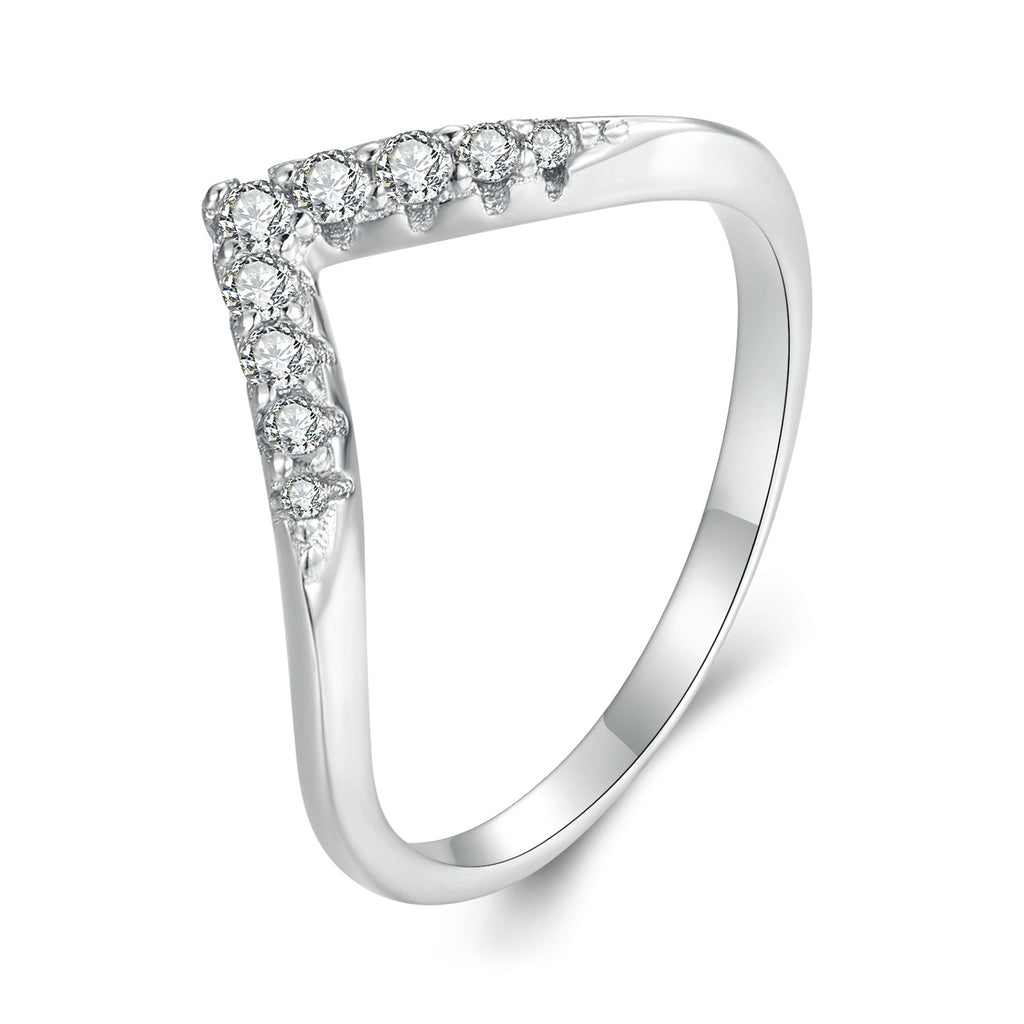 Chevron Pavé Band|BAMOER