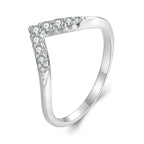Chevron Pavé Band|BAMOER