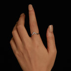 Chevron Pavé Band|BAMOER