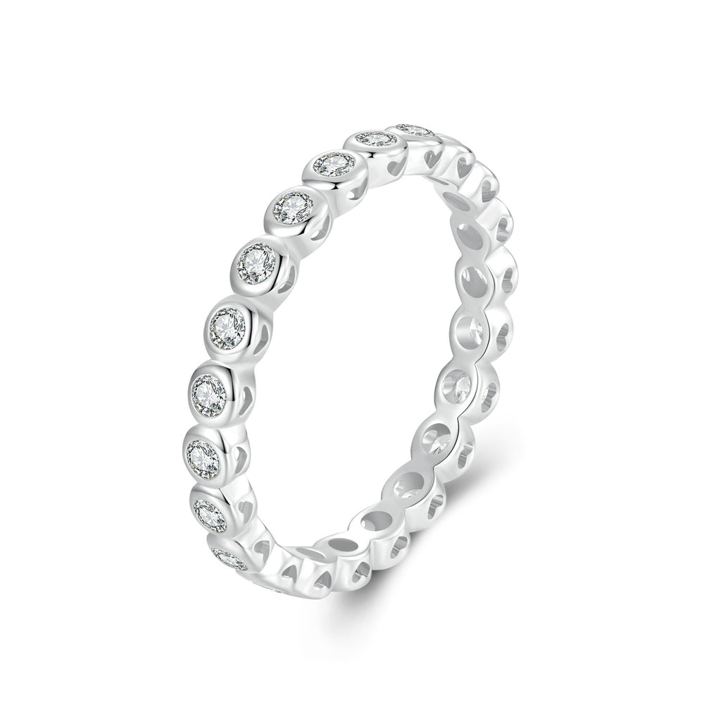 Bezel-Set Eternity Band