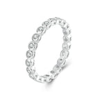 Bezel-Set Eternity Band