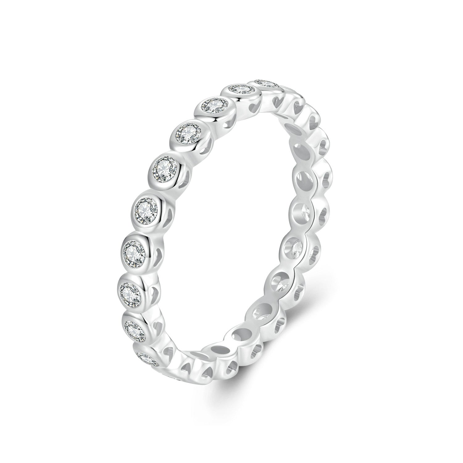 Bezel-Set Eternity Band