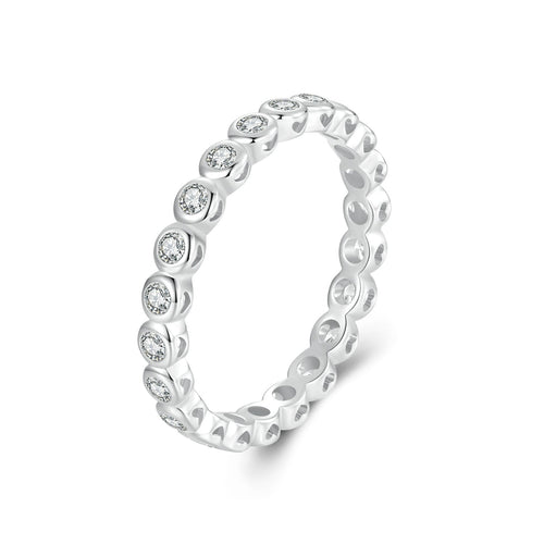 Bezel-Set Eternity Band