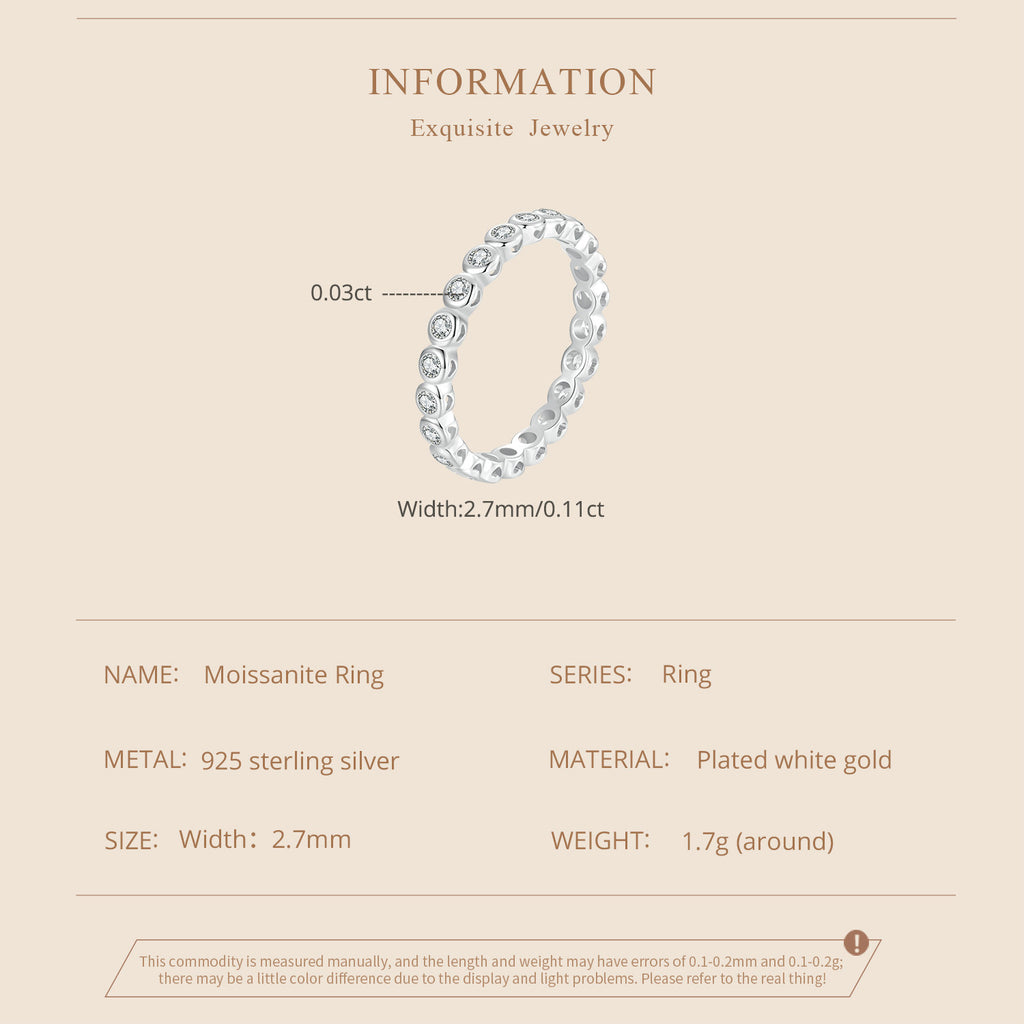 Bezel-Set Eternity Band