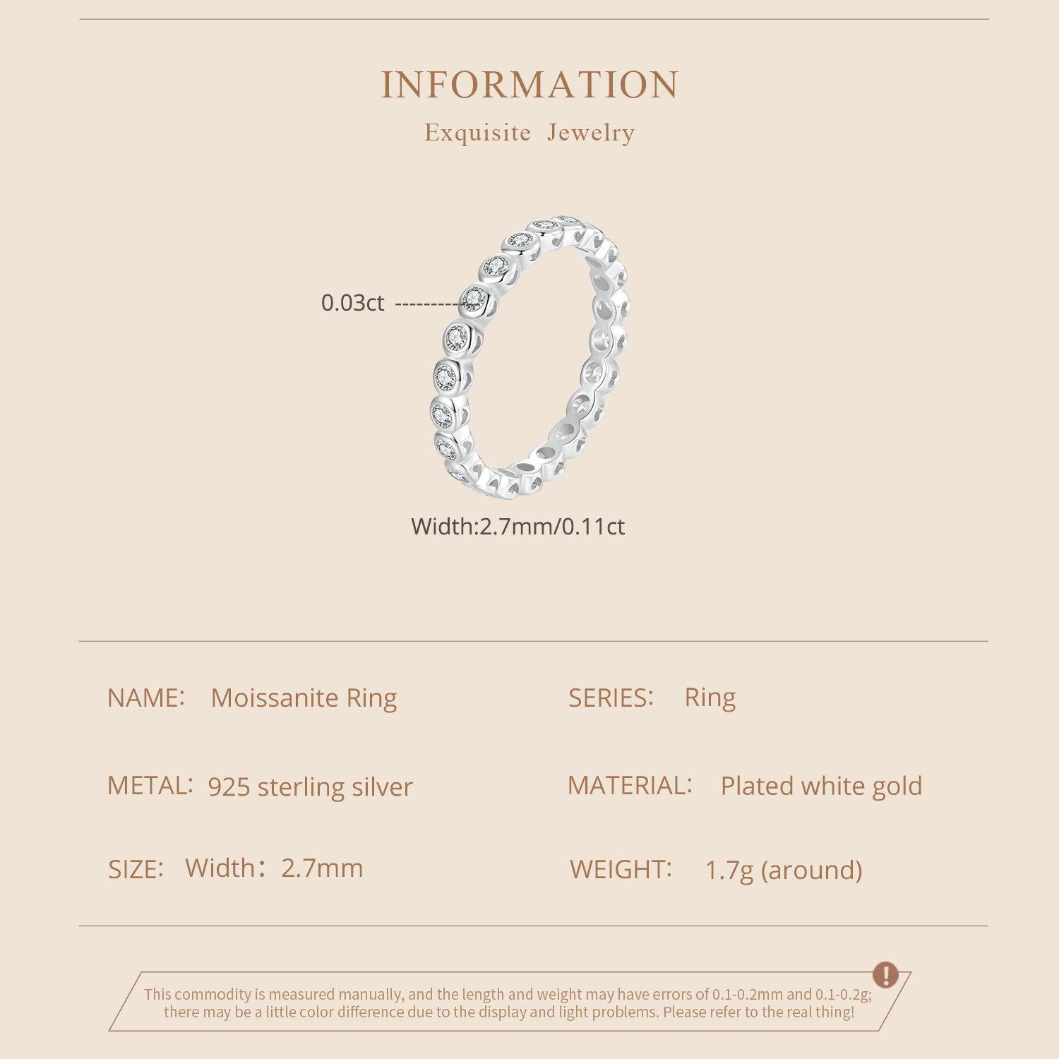 Bezel-Set Eternity Band
