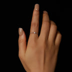 Dainty Beaded Promise Ring