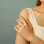 Open Two-Stone Ring