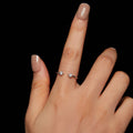 Open Two-Stone Ring