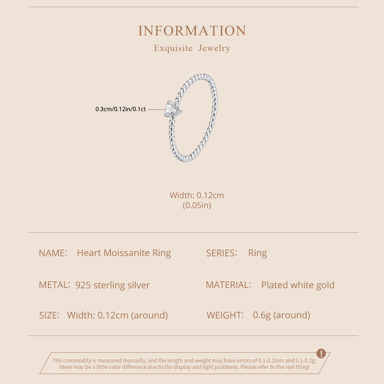 Heart Solitaire Twist Ring