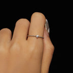 Heart Solitaire Twist Ring