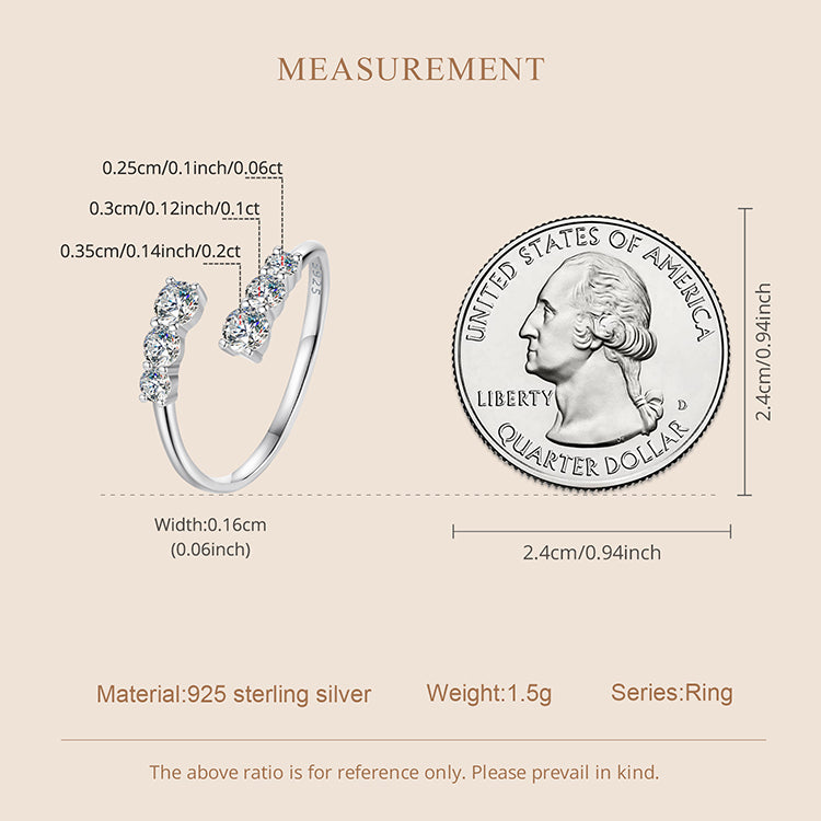 Split Band Graduated Ring
