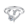 Entwined Heart Promise Ring
