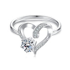 Entwined Heart Promise Ring