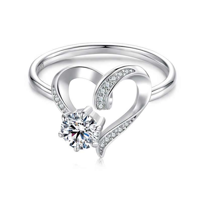 Entwined Heart Promise Ring