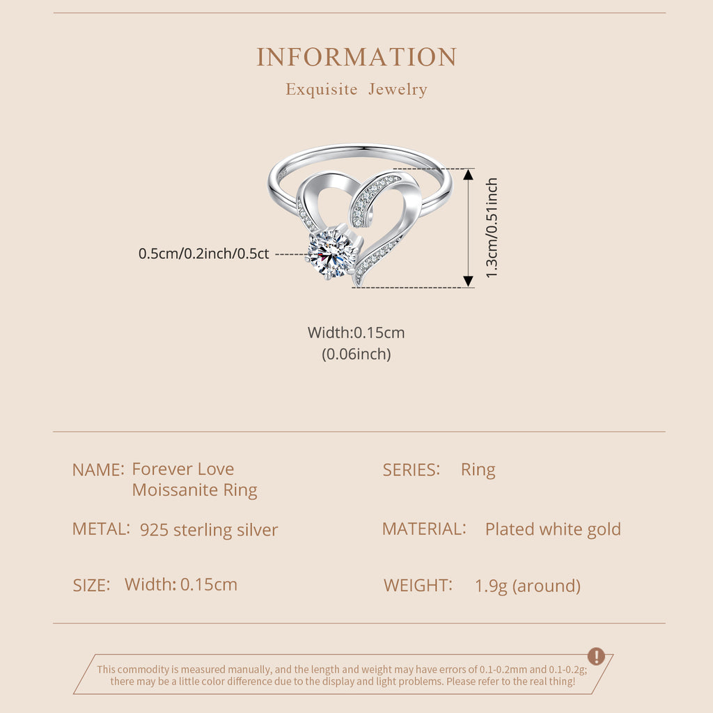 Entwined Heart Promise Ring