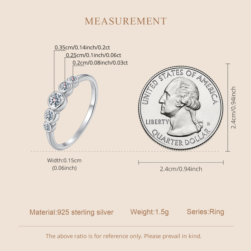 Bezel Graduated Stacking Band